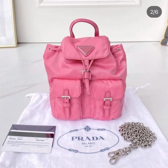 Prada | Bags | Authentic Prada Mini Backpack | Poshmark display picture 1